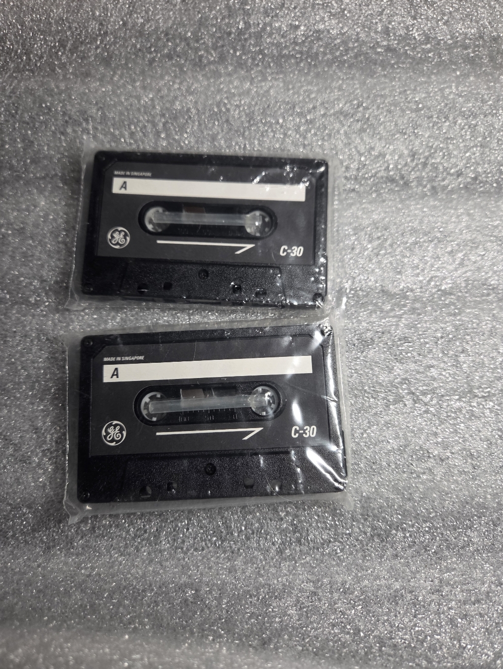 GE brand C-30 cassettes Empty Unused